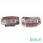 Preview: Gr. L = 3,1x1,7 cm 9 Zähne Tressenclips