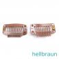 Preview: Gr. L = 3,1x1,7 cm 9 Zähne Tressenclips