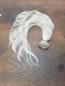 Preview: 40 cm Tresse Premiumhaar #24 Platinblond