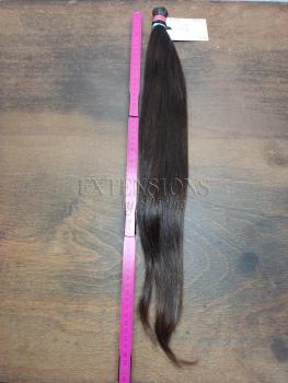 Preview: 55 cm, 121 Gramm europäisches Rohhaar für Extensions N5535