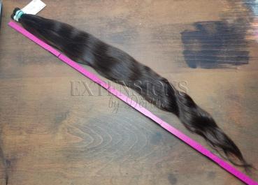 Preview: 85 cm, 215 Gramm europäisches Rohhaar Extensions GNN851