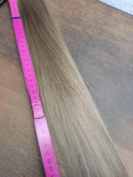 Preview: Rarität! 83 cm, 154 Gramm deutsches Rohhaar naturblond Extensions N852