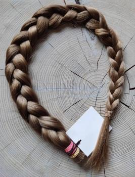 Rarität! 83 cm, 154 Gramm deutsches Rohhaar naturblond Extensions N852