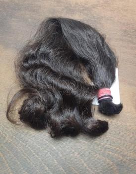 Preview: 51 cm, 133 Gramm europäisches Rohhaar für Extensions GNN5035