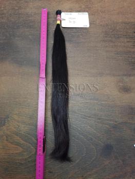 Preview: 45 cm, 20 Gramm europäisches Rohhaar für Extensions N4520