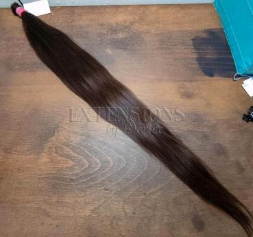 Preview: 80 cm, 132 Gramm europäisches Rohhaar Extensions N803