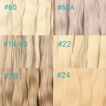 Preview: Premium Bonding Extensions 40 cm glatt Schnitthaar