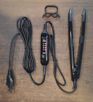 Connector Wärmezange für Extensions schwarz