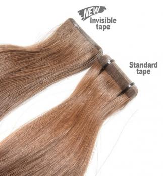 Preview: Invisible Premium Tape Extensions 70 cm glatt Schnitthaar