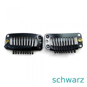 Gr. L = 3,1x1,7 cm 9 Zähne Tressenclips