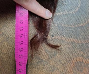 Preview: 54 cm, 132 Gramm europäisches Schnitthaar für Extensions GN5522