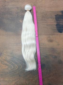 Preview: 40 cm Tresse Premiumhaar #24 Platinblond