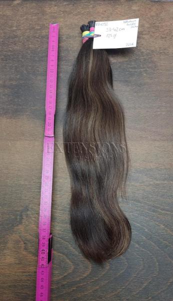33-42 cm, 125 Gramm europäisches Rohhaar für Extensions BN4092