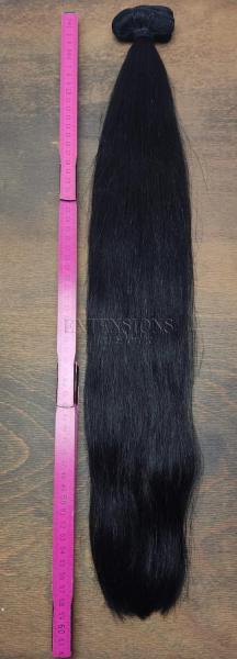 60 cm Tresse Standardhaar 1 schwarz