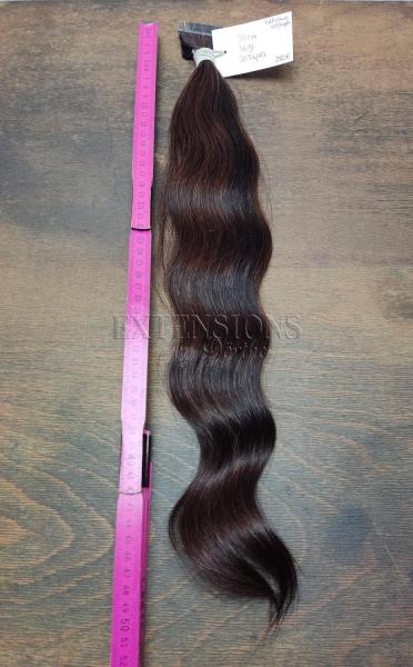 50 cm Tape Extensions 30 Tapes, hellbraun / rot / kupfer