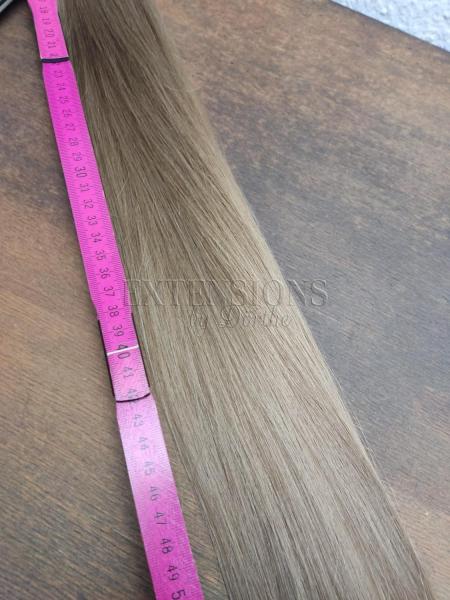Rarität! 83 cm, 154 Gramm deutsches Rohhaar naturblond Extensions N852