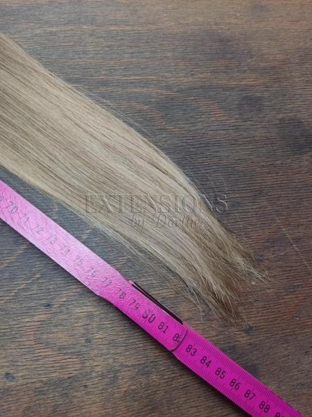 Rarität! 83 cm, 154 Gramm deutsches Rohhaar naturblond Extensions N852