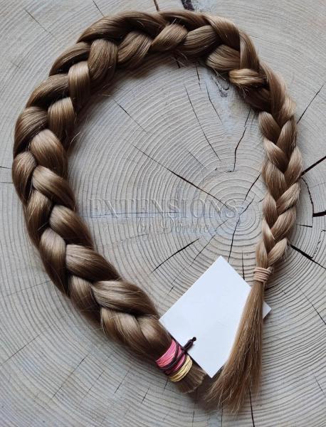 Rarität! 83 cm, 154 Gramm deutsches Rohhaar naturblond Extensions N852