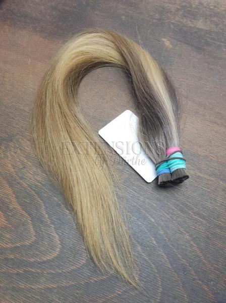 42-50 cm, 106 Gramm europäisches Rohhaar für Extensions N4595