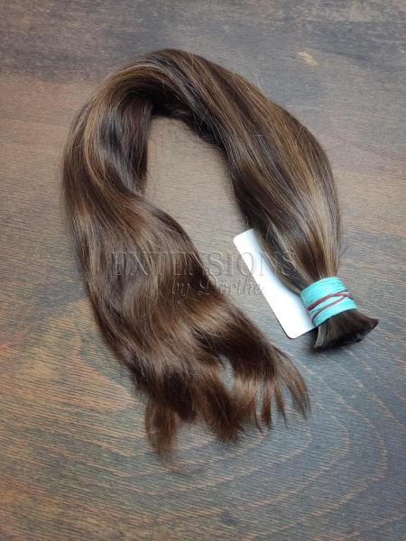 50-60 cm, 206 Gramm europäisches Rohhaar für Extensions BN6025