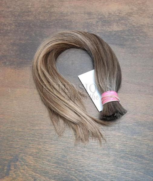 41-46 cm, 121 Gramm europäisches Rohhaar für Extensions N4555