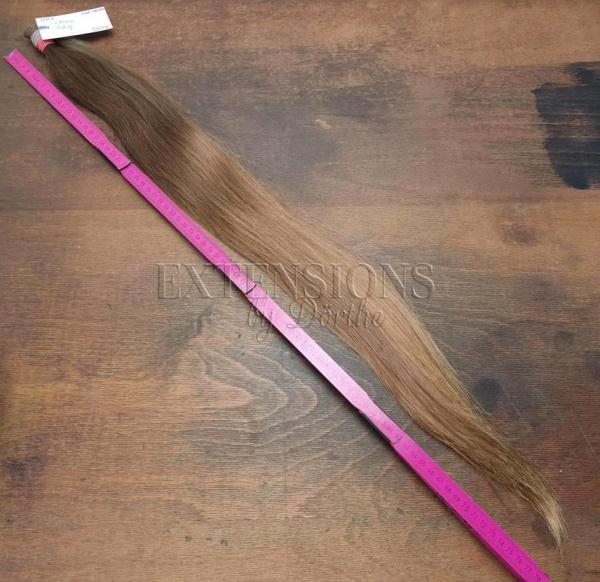 75 cm, 138 Gramm deutsches Rohhaar naturblond Extensions N757