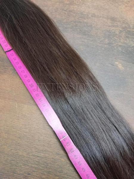 80 cm, 132 Gramm europäisches Rohhaar Extensions N803