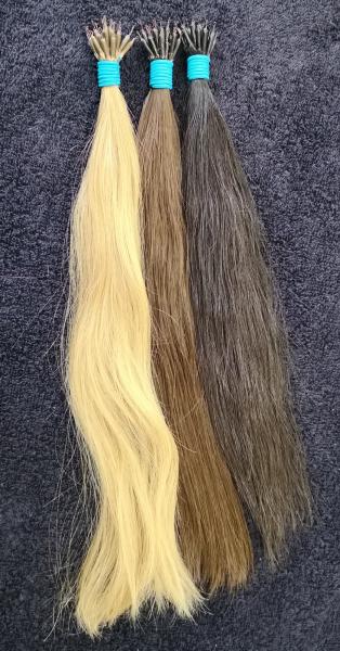 Nanoring Extensions unterschiedliche Längen Schnitthaar / Rohhaar