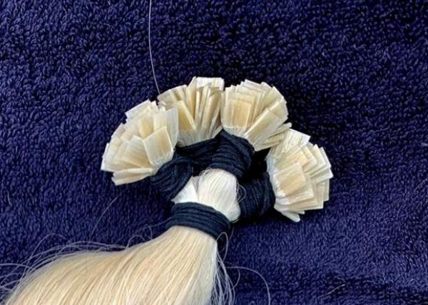 Premium Bonding Extensions 50 cm glatt Schnitthaar