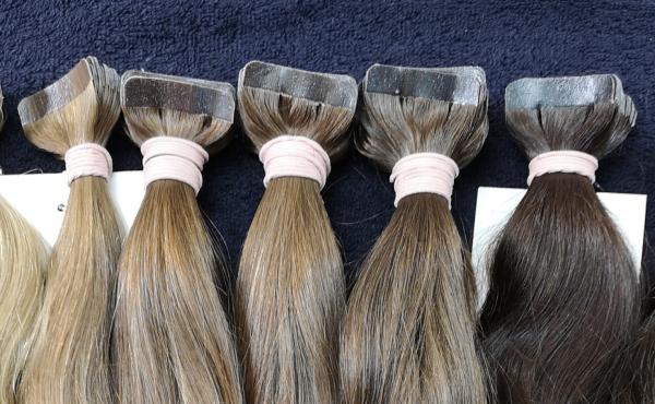 Premium Tape Extensions 40 cm glatt Schnitthaar