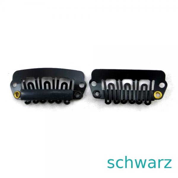 Gr. M = 2,8x1,4 cm 6 Zähne Tressenclips